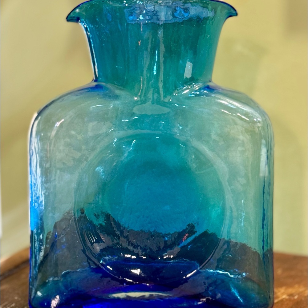 Blue Glass Vase